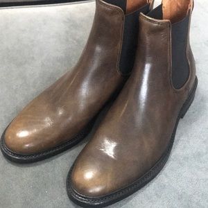 Frye Paul Chelsea antique pull up boots